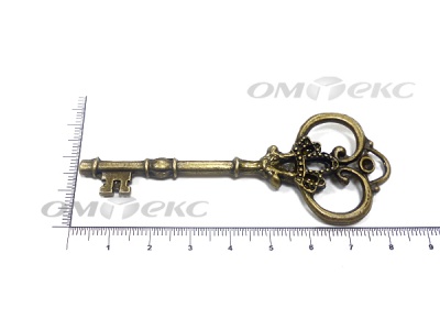 Декоративный элемент для творчества из металла "Ключ"8,5 см  - купить в Владимире. Цена: 26.66 руб.