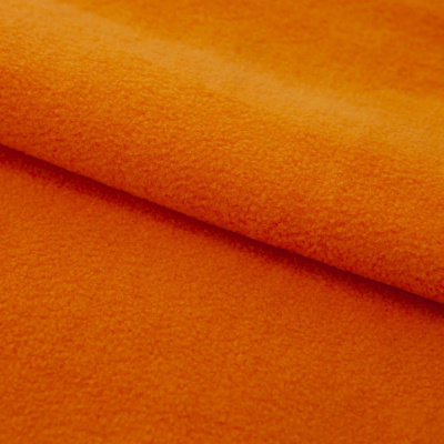 Флис DTY 16-1358, 250 г/м2, шир. 150 см, цвет оранжевый - купить в Владимире. Цена 640.46 руб.