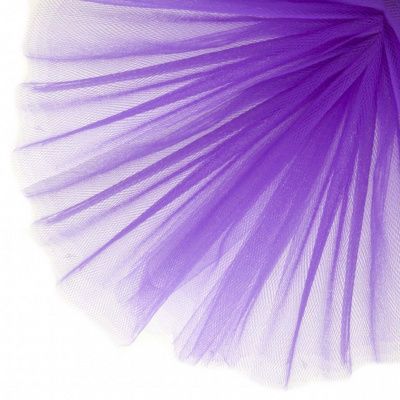 Фатин матовый 16-85, 12 гр/м2, шир.300см, цвет фиолетовый - купить в Владимире. Цена 96.31 руб.