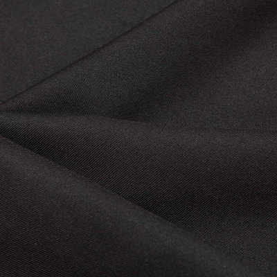 Ткань костюмная 21010 2044, 225 гр/м2, шир.150см, цвет черный - купить в Владимире. Цена 390.73 руб.