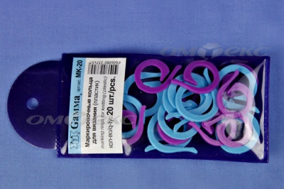 Кольцо маркировочное пластик МК-20, 20 мм для вязания (20 шт) - купить в Владимире. Цена: 88.80 руб.