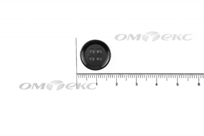 51400/15 мм (4 пр) черные пуговицы - купить в Владимире. Цена: 0.67 руб.
