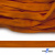 Шнур плетеный (плоский) d-12 мм, (уп.90+/-1м), 100% полиэстер, цв.267 - оранжевый - купить в Владимире. Цена: 8.62 руб.