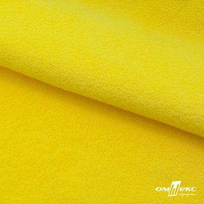 Флис DTY 14-0760, 240 г/м2, шир. 150 см, цвет яркий желтый - купить в Владимире. Цена 640.46 руб.