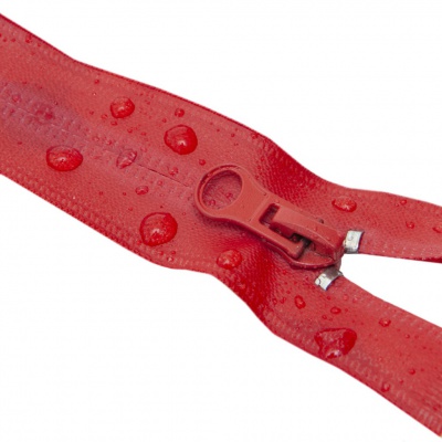 Молния водонепроницаемая PVC Т-7, 90 см, разъемная, цвет (820) красный - купить в Владимире. Цена: 61.18 руб.