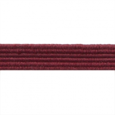 Резиновые нити с текстильным покрытием, шир. 6 мм ( упак.30 м/уп), цв.- 88-бордо - купить в Владимире. Цена: 155.22 руб.