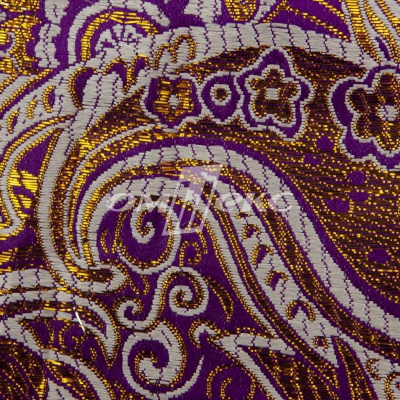 Ткань костюмная жаккард №9, 140 гр/м2, шир.150см, цвет фиолет - купить в Владимире. Цена 387.20 руб.