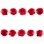 Тесьма плетеная "Рюш", упак. 9,14 м, цвет красный - купить в Владимире. Цена: 46.82 руб.