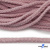 Шнур плетеный d-6 мм круглый, 70% хлопок 30% полиэстер, уп.90+/-1 м, цв.1087-розовый - купить в Владимире. Цена: 588 руб.