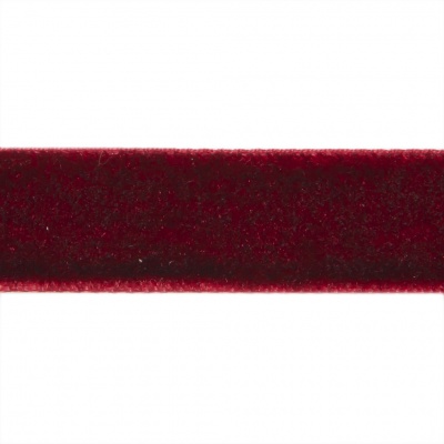 Лента бархатная нейлон, шир.12 мм, (упак. 45,7м), цв.240-бордо - купить в Владимире. Цена: 396 руб.