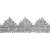 Тесьма металлизированная 0384-0240, шир. 40 мм/уп. 25+/-1 м, цвет серебро - купить в Владимире. Цена: 490.74 руб.