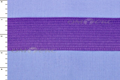 Окантовочная тесьма №0225, шир. 22 мм (в упак. 100 м), цвет фиолет - купить в Владимире. Цена: 271.60 руб.