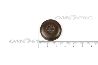 Пуговица деревянная круглая №54 (25мм) - купить в Владимире. Цена: 4.12 руб.