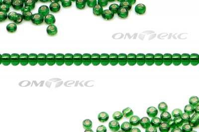 Бисер (SL) 11/0 ( упак.100 гр) цв.27В - зелёный - купить в Владимире. Цена: 53.34 руб.