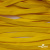 Шнур плетеный (плоский) d-12 мм, (уп.90+/-1м), 100% полиэстер, цв.269 - жёлтый - купить в Владимире. Цена: 8.62 руб.