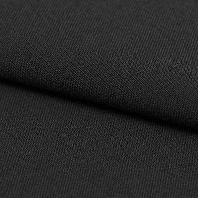 Костюмная ткань с вискозой "Рошель", 250 гр/м2, шир.150см, цвет чёрный - купить в Владимире. Цена 438.12 руб.