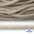 Шнур плетеный d-6 мм круглый, 70% хлопок 30% полиэстер, уп.90+/-1 м, цв.1077-лён - купить в Владимире. Цена: 588 руб.