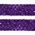 Тесьма с пайетками 12, шир. 35 мм/уп. 25+/-1 м, цвет фиолет - купить в Владимире. Цена: 1 308.30 руб.