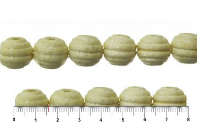 0309-Бусины деревянные "ОмТекс", 16 мм, упак.50+/-3шт, цв.035-белый - купить в Владимире. Цена: 62.22 руб.
