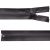 Молния водонепроницаемая PVC Т-7, 60 см, разъемная, цвет (301) т.серый - купить в Владимире. Цена: 49.39 руб.