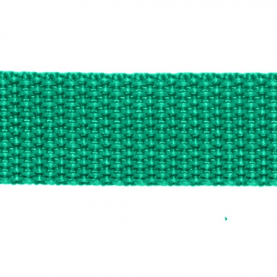 Стропа текстильная, шир. 25 мм (в нам. 50+/-1 ярд), цвет яр.зелёный - купить в Владимире. Цена: 397.52 руб.