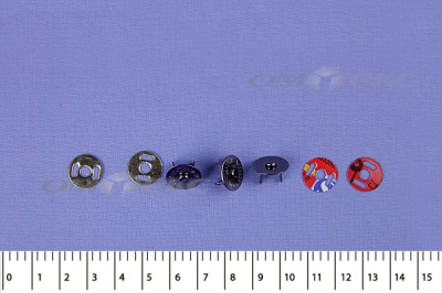 Кнопки магнитные МКМ-02, диам. 18 мм, чёрный никель - купить в Владимире. Цена: 14.49 руб.