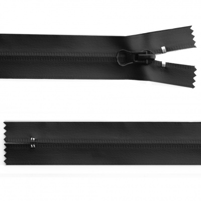 Молния водонепроницаемая PVC Т-7, 18 см, неразъемная, цвет чёрный - купить в Владимире. Цена: 21.20 руб.