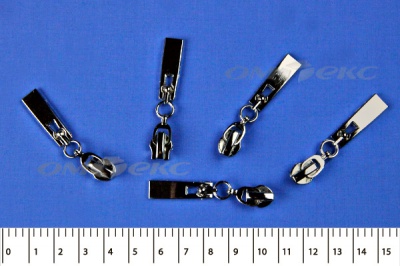 Слайдер декоративный, металлический №1/спираль Т7/никель - купить в Владимире. Цена: 6.29 руб.