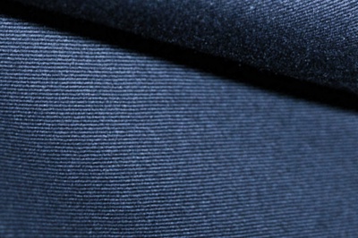 Ткань костюмная 8874/3, цвет темно-синий, 100% полиэфир - купить в Владимире. Цена 433.60 руб.