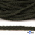 Шнур плетеный d-6 мм круглый, 70% хлопок 30% полиэстер, уп.90+/-1 м, цв.1075-хаки - купить в Владимире. Цена: 588 руб.