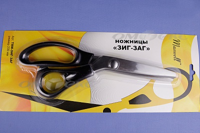 Ножницы ЗИГ-ЗАГ "MAXWELL" 230 мм - купить в Владимире. Цена: 1 041.25 руб.