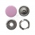 Кнопка рубашечная (закрытая) 9,5мм - эмаль, цв.003 - розовый - купить в Владимире. Цена: 5.74 руб.