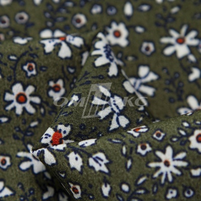 Плательная ткань "Фламенко" 11.2, 80 гр/м2, шир.150 см, принт растительный - купить в Владимире. Цена 259.21 руб.