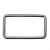 Рамка металлическая прямоугольная, 40 х 15 мм- тём.никель - купить в Владимире. Цена: 4.60 руб.