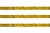 Пайетки "ОмТекс" на нитях, SILVER SHINING, 6 мм F / упак.91+/-1м, цв. 48 - золото - купить в Владимире. Цена: 356.19 руб.
