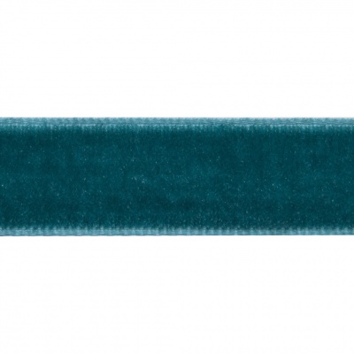 Лента бархатная нейлон, шир.12 мм, (упак. 45,7м), цв.65-изумруд - купить в Владимире. Цена: 392 руб.