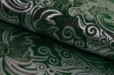 Ткань костюмная жаккард, 135 гр/м2, шир.150см, цвет зелёный№4 - купить в Владимире. Цена 441.94 руб.