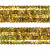 Тесьма с пайетками D16, шир. 20 мм/уп. 25+/-1 м, цвет золото - купить в Владимире. Цена: 786.13 руб.