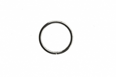 Кольцо металлическое d-15 мм, цв.-никель - купить в Владимире. Цена: 2.45 руб.