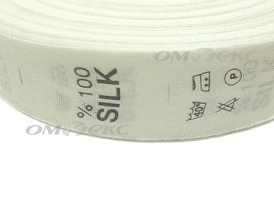 Состав и уход за тк.100% Silk (1000 шт) - купить в Владимире. Цена: 520.46 руб.