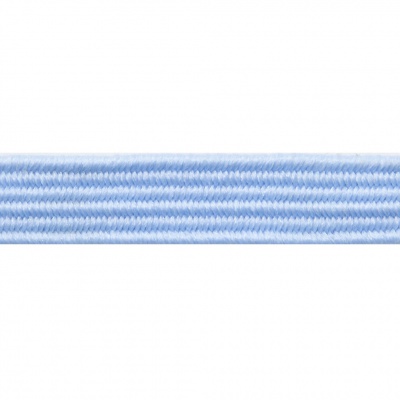 Резиновые нити с текстильным покрытием, шир. 6 мм ( упак.30 м/уп), цв.- 108-голубой - купить в Владимире. Цена: 155.22 руб.